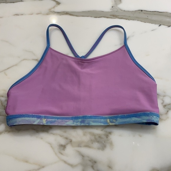 Pretty Lululemon Ivivva Sports Bra-Like New—12 - Picture 1 of 5